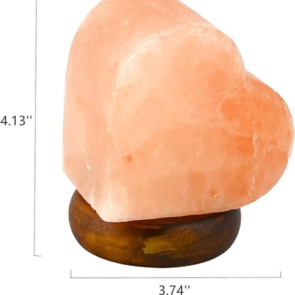 Himalayan Heart-Shaped Salt Lamp, Multi Color Changing in 7 Colors - Picture 3 of 4